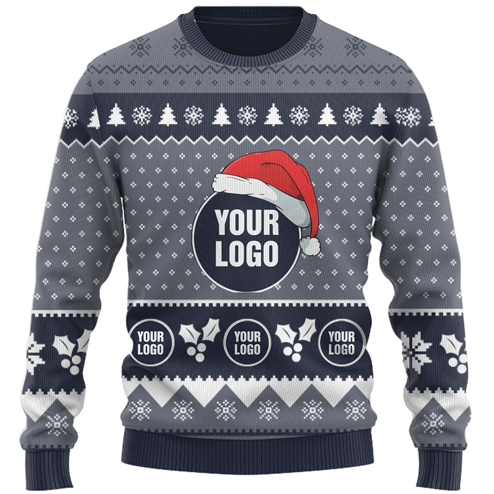 Customized Your Logo Christmas Sweater 7
